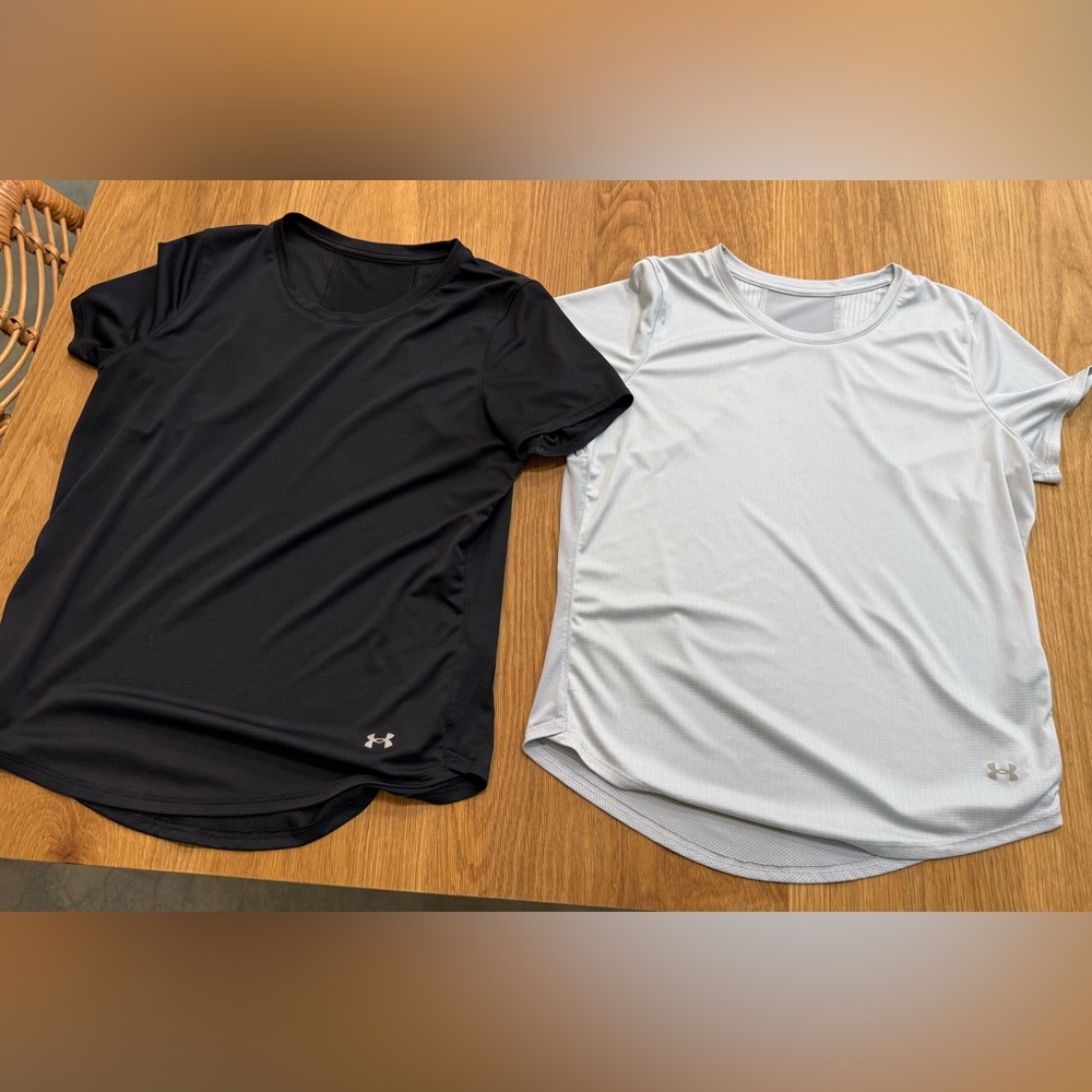 Under Armour Black and Blue T-Shirts